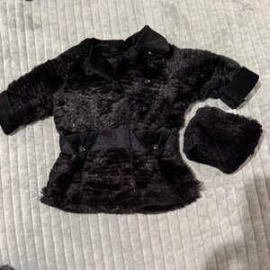 American Girl Doll Rebecca Winter coat and muff